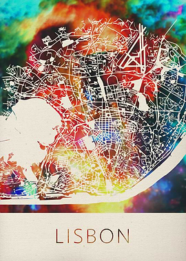 Lisbon Portugal Watercolor