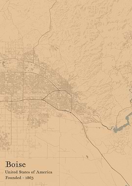 Boise city map