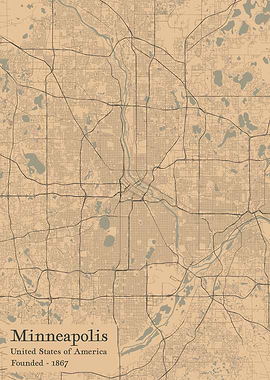 Minneapolis city map