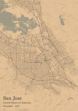 San Jose city map