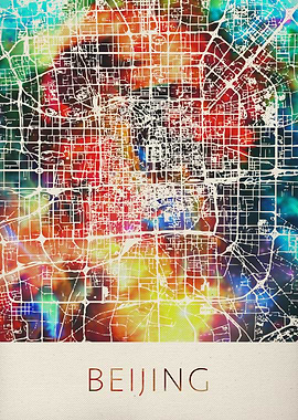 Beijing China Watercolor