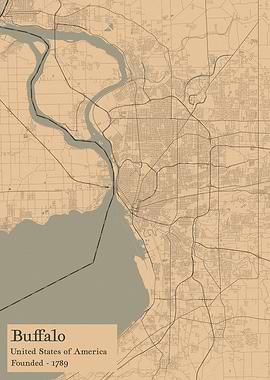 Buffalo city map