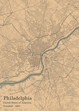 Philadelphia city map