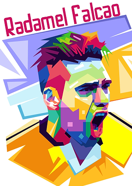 Radamel Falcao WPAP Art