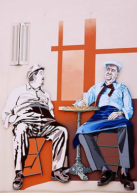 Typical Bistro in France