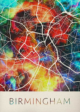 Birmingham City Watercolor