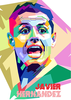 Javier Hernandez WPAP Art