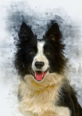 Border Collie Art