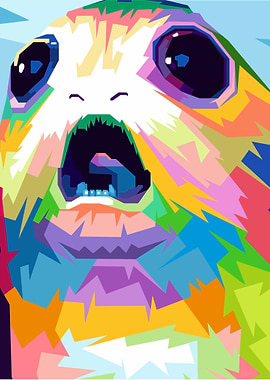 Cute Animal WPAP Pop Art