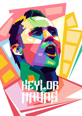 Keylor Navas WPAP ART