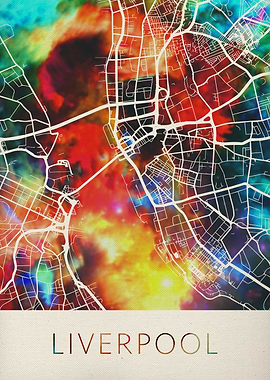 Liverpool City Watercolor