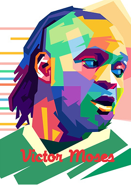 Victor Moses WPAP Pop Art
