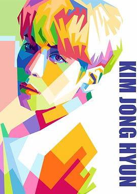 Kim Jong Hyun WPAP POP ART