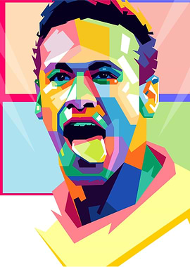 Neymar Jr WPAP Art