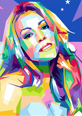 Mariah Carey WPAP Pop Art