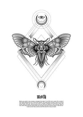 moth 1 black