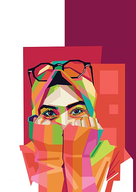 Hijab Girl WPAP