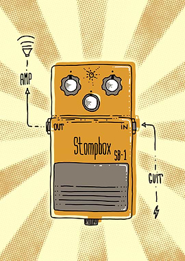 Guitar Distortion Pedal