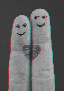 Funny Love Glithc Effect