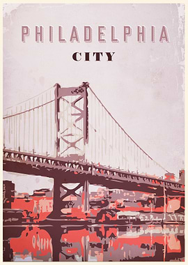 Philadephia Vintage Poster