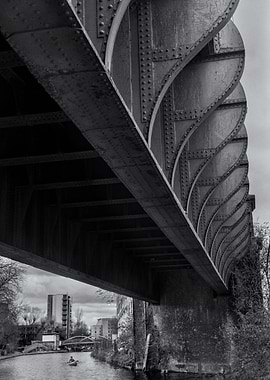 Riveted Railway bridge