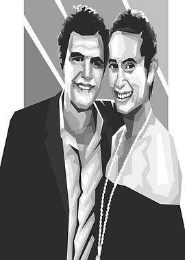 Family in WPAP Pop Art