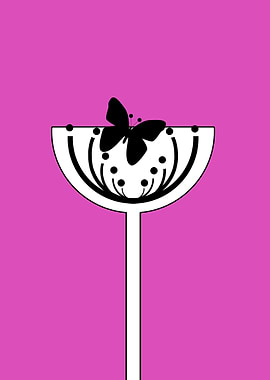 Butterfly and flower