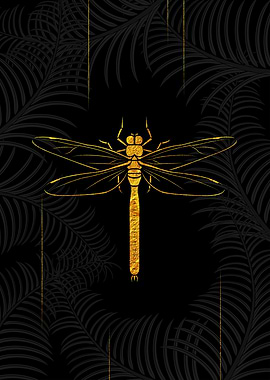 Golden Dragon Fly