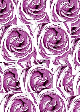 pink rose pattern abstract