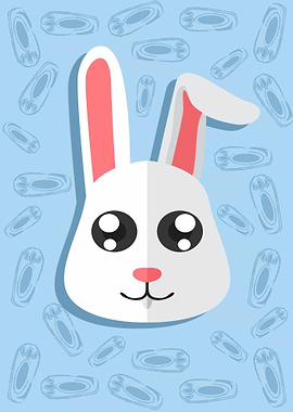 Cute Rabbit Head