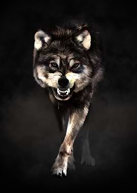 Growling Wolf