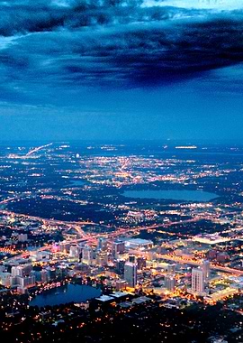 Aerial over Orlando