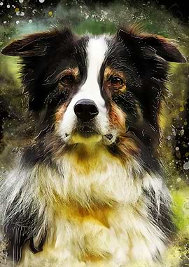 Border collie dog