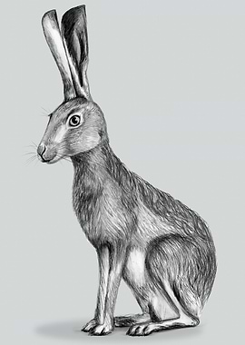 charcoal hare