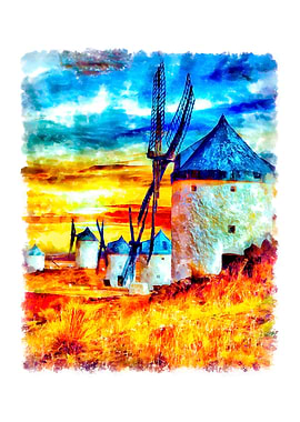 Windmills in Consuegra