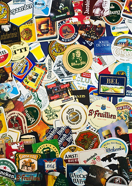 Beer coaster wallpaper