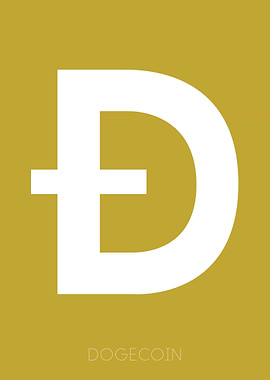 Dogecoin Crypto Poster