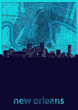 New Orleans turquoise