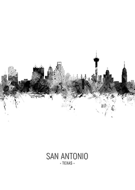 San Antonio Texas Skyline