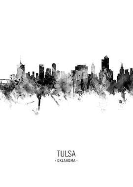 Tulsa Oklahoma Skyline