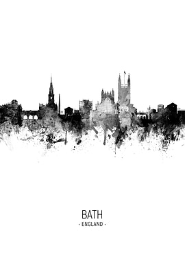 Bath England Skyline