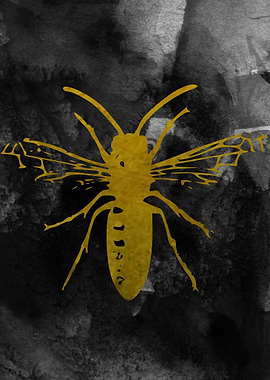 Wasp Watercolor Artwork