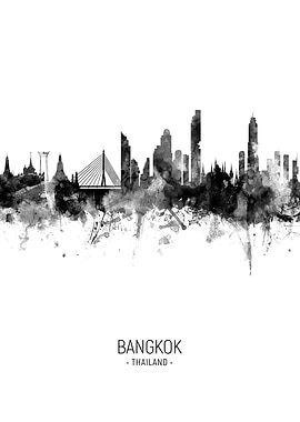 Bangkok Thailand Skyline