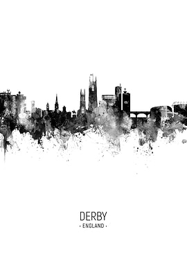Derby England Skyline
