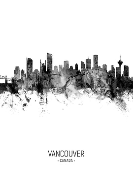 Vancouver Canada Skyline