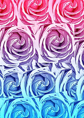 rose pattern abstract