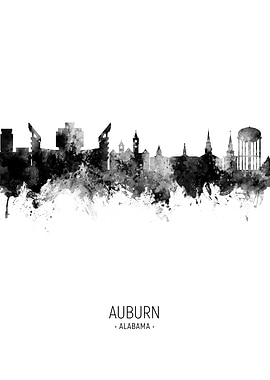 Auburn Alabama Skyline
