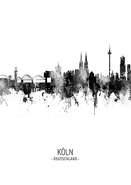 Cologne Germany Skyline