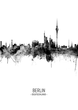 Berlin Germany Skyline