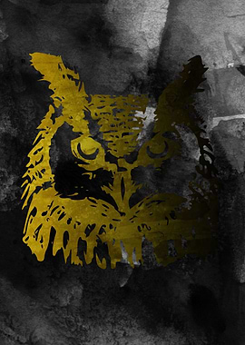 Owl Watelcolor Art